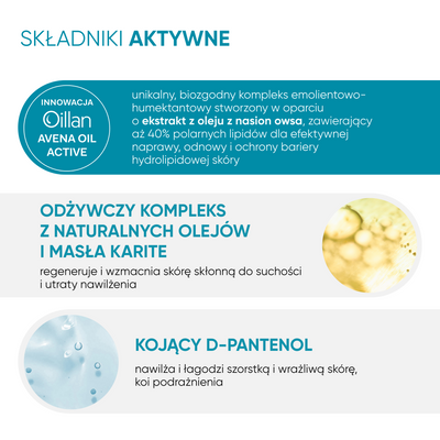 Oillan Nawilżający Dermo-krem do twarzy i ciała na dzień i na noc 200 ml
