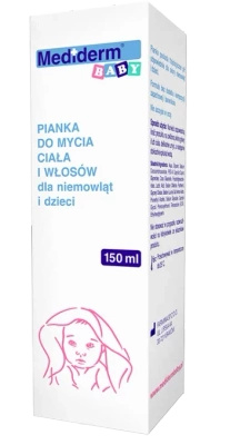 MEDIDERM BABY hipoalergiczna pianka do mycia dla niemowląt i dzieci 150 ml