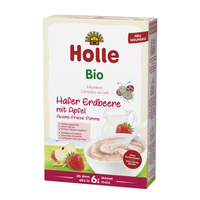 Holle kaszka mleczno-owsiana truskawka-jabłko BIO od 6 miesiąca 250 g