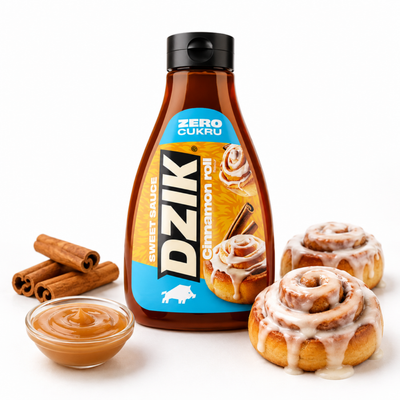 WK DZIK sos 0 bez dodatku cukru BUŁECZKA CYNAMONOWA 425 ml
