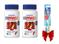 Bodymax Bodymisie żelki o smaku coli ZESTAW 2 x 60 sztuk + SZCZOTECZKA GRATIS!