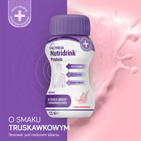 Nutridrink Protein o smaku truskawkowym 4 x 125 ml