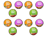 Porcja Dobra krążek różne smaki ZDROWE PRZEKĄSKI ZESTAW 12 x 25 g