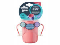 Tommee Tippee kubek 6m+ różowy 360° EASIFLOW z uchwytem 200ml