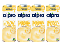 Alpro roślinny napój bananowy ZESTAW 4 x 1 L