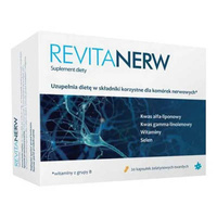 Revitanerw 575mg Suplement diety z witaminami i minerałami 20kap