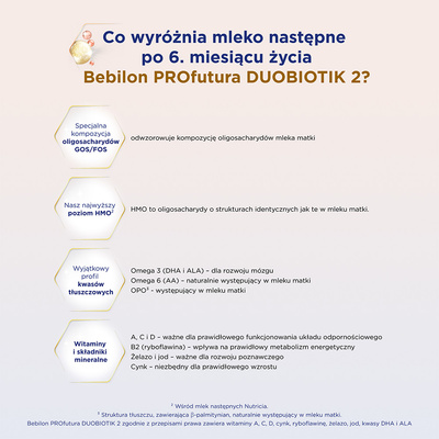 Bebilon PROfutura DUOBIOTIK 2 mleko następne po 6. miesiącu życia ZESTAW 3 x 800 g
