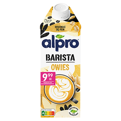 Alpro Barista Napój owsiany ZESTAW 8 x 750 ml