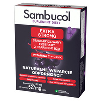 Sambucol Extra Strong kapsułki dla dorosłych 30kap wsparcie odporności