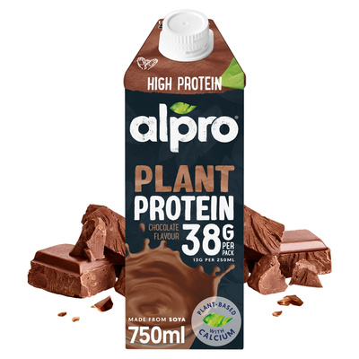 Alpro Napój sojowy o smaku czekoladowym proteinowy wysokobiałkowy ZESTAW 4 x 750 ml