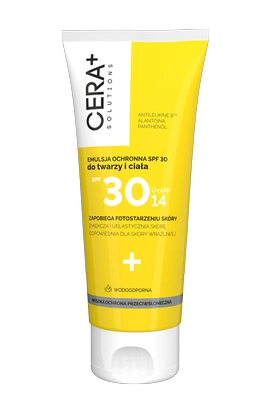CERA PLUS Solutions, emulsja ochronna do twarzy i ciała SPF 30, 200 ml