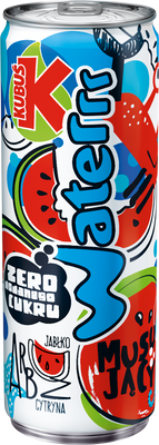 Kubuś Waterrr napój gazowany o smaku arbuza 250 ml