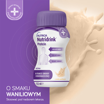 Nutridrink Protein o smaku waniliowym 4 x 125 ml