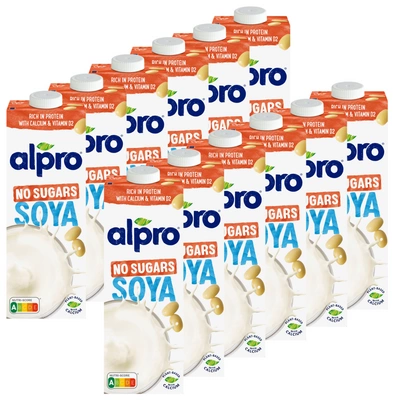 Alpro Napój sojowy niesłodzony 12x1L