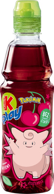 Kubuś Play! Napój owocowy Pokemon Clefable jabłko, wiśnia 400 ml