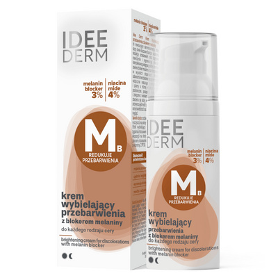 IDEE DERM Krem Wybielający przebarwienia z blokerem melaniny 50 ml