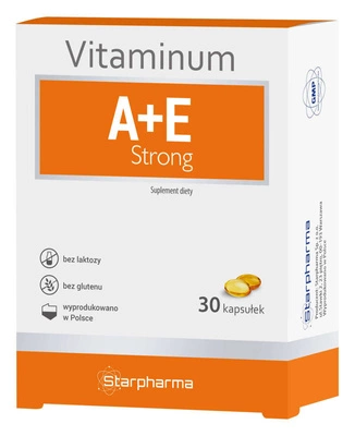 Starpharma witamina vitaminum A+E strong 30 kapsułek