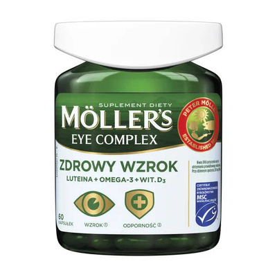 Moller's Eye Complex Zdrowy wzrok 60 kaps.