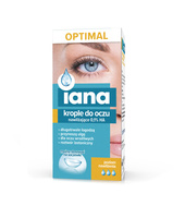 IANA Optimal 0,1% HA nawilżające krople do oczu ZESTAW 2 x 10 ml + GRATIS!