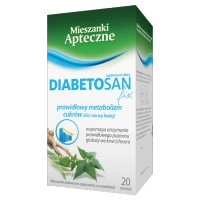Diabetosan Ziołowy suplement diety wspiera prawidłowy metabolizm cukrów 20sasz