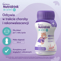 Nutridrink dla dzieci o smaku truskawkowym ZESTAW 16 x 125 ml