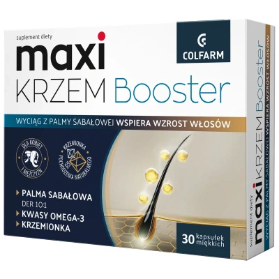 Colfarm Maxi Krzem Booster NA POROST WŁOSÓW 30 kapsułek