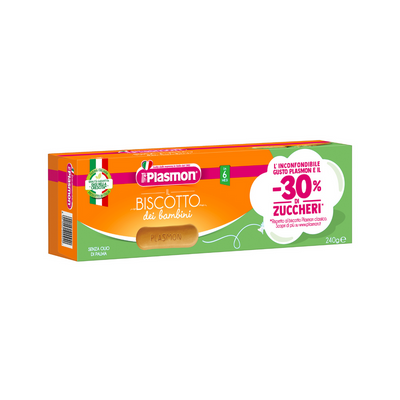 PLASMON Biszkopty dla dzieci -30% cukru 240g