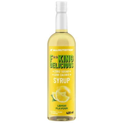 Allnutrition Fitking delicious syrop ZERO do wody bez cukru CYTRYNOWY 420 ml