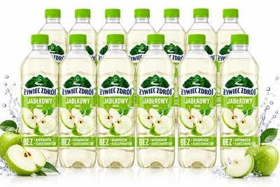 Żywiec Zdrój Napój niegazowany jabłkowy smak ZESTAW 12 x 500 ml