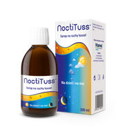 Noctituss Syrop na suchy kaszel na dzień i na noc przeciwzapalny 200 ml