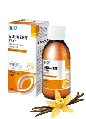 Equazen Eye Q płyn na koncentrację kwasy omega o smaku waniliowym 200 ml