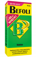 Befoli kompleks witamin z grupy B 30 + 10 tabletek