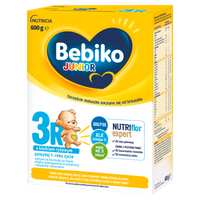 Bebiko Junior 3R Odżywcza formuła na bazie mleka dla dzieci powyżej 1. roku życia 2x600 g