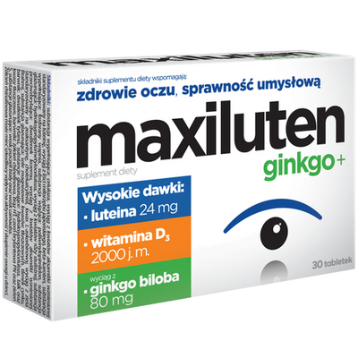 Maxiluten ginkgo+ 30 tab.