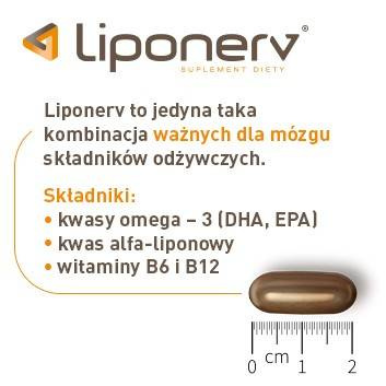 Liponerv wspierający funkcjonowanie układu nerwowego 30 kapsułek