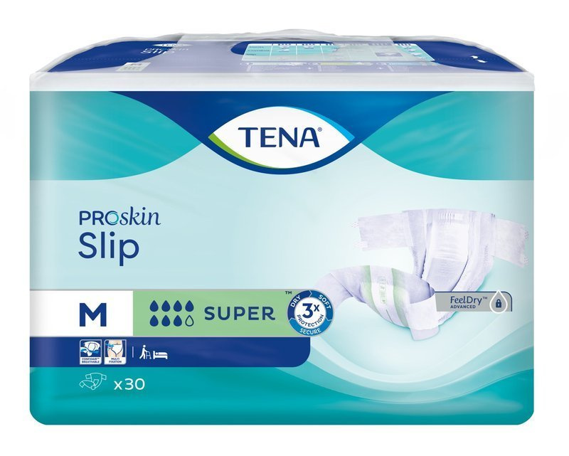 Pieluchomajtki TENA Slip Super Medium 30szt