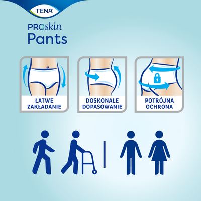 TENA Pants ProSkin Super L Pieluchomajtki 12szt.