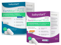 Fertil suplementacja NA PŁODNOŚĆ dla Niej i dla Niego 2 x 120 tabletek + 10 testów ciążowych