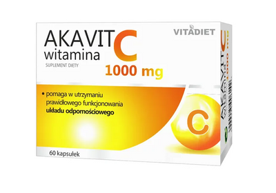 Akavit witamina C 1000 mg odporność 60 kapsułek