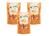 Gumirollsy NATURALNE gumy rozpuszczalne zdrowa guma do żucia ZESTAW 3 x 80 g