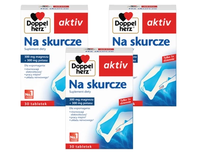 Doppelherz aktiv na skurcze ZESTAW 3 x 30 tabletek