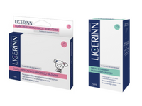 Licerinn spray na wszy, przeciw wszom + gumki przeciw wszom ZESTAW 2 sztuki