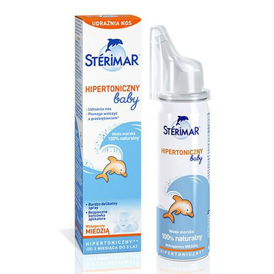 STERIMAR BABY Hipertoniczny spray wzbogacony miedzią dla dzieci 50 ml