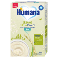 Humana Organic Kaszka bezmleczna ryżowa po 4. miesiącu 200 g krótka data