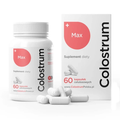 Colostrum Max ODPORNOŚĆ siara bydlęca 60 kapsułek 