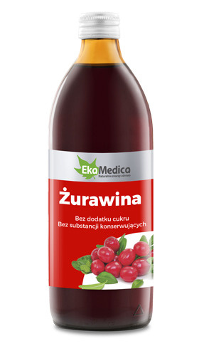 SOK Z ŻURAWINY EkaMedica 500ml