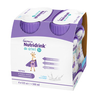 Nutridrink dla dzieci o smaku neutralnym 4 x 125 ml