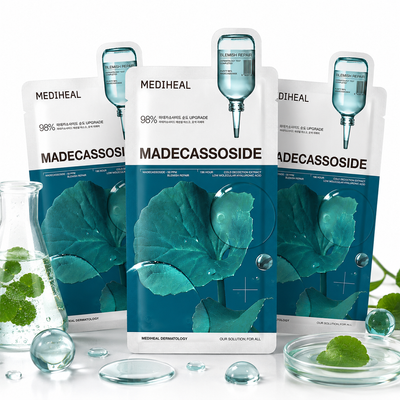 Mediheal Collagen Essential Mask maska do twarzy w płachcie z madekasozydem 3 sztuki