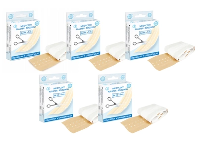 Testeo plastry z opatrunkiem do cięcia ZESTAW 5 opakowań