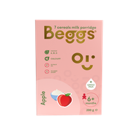 Beggs Kaszka mleczna zestaw mix 6x200 g